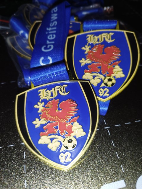 Geprägte Medaillen mit Logo